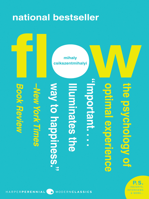 Title details for Flow by Mihaly Csikszentmihalyi - Available